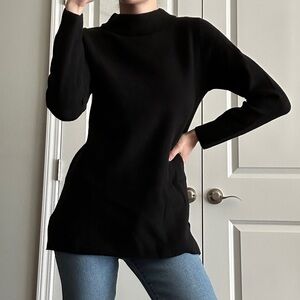 Apt 9 Mock Neck Sweater, 3/4 Length Sleeves